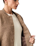 Guess Γυναικείο Μπουφάν Sherpa Bomber Azha V6YL08W3267-G1AQ Μπεζ