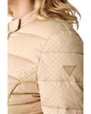 Guess Γυναικείο Μπουφάν Καπιτονέ New Nova W6YL16W2891-C1C2 Μπεζ