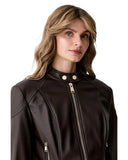 Guess Γυναικείο Μπουφάν Marlene W6YL25W2914-Α14Ζ Καφέ