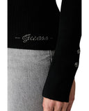 Guess Γυναικεία Ζακέτα Ellie W6YR11Z0950-JBLK Μαύρο