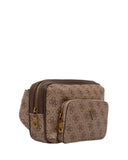 Guess Τσαντάκι Μέσης Milano Bumbag HMMILOP6398-BBO Μπεζ