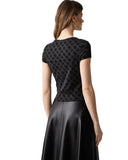 Guess Γυναικείο T-Shirt Marilu V6BP14K7191-FJHB Μαύρο
