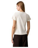 Guess Γυναικείο T-Shirt Fabrizia V6BI21K6760-G012 Μπεζ