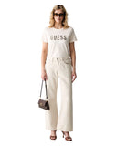 Guess Γυναικείο T-Shirt Snake Script W6YI30K4349-G012 Μπεζ