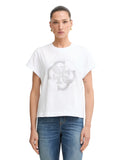 Guess Γυναικείο T-Shirt Round 4G W6YI18K4331-G011 Λευκό
