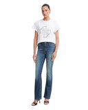 Guess Γυναικείο T-Shirt Round 4G W6YI18K4331-G011 Λευκό