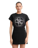 Guess Γυναικείο T-Shirt Round 4G W6YI18K4331-JBLK Μαύρο