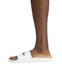 Fred Perry Branded Slides Ανδρικές Παντόφλες B2320-100 Λευκό