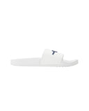 Fred Perry Branded Slides Ανδρικές Παντόφλες B2320-100 Λευκό