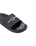 Fred Perry Branded Slides Ανδρικές Παντόφλες B2320-608 Μπλε