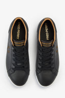 Fred Perry Ανδρικό Δερμάτινο Sneaker Baseline Leather B4330-102 Μαύρο