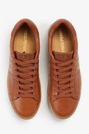 Fred Perry Ανδρικό Δερμάτινο Sneaker Spencer Leather B4334-448 Καφέ