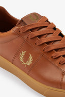 Fred Perry Ανδρικό Δερμάτινο Sneaker Spencer Leather B4334-448 Καφέ