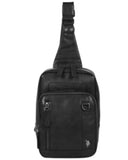 U.S. Polo Assn. Τσαντάκι Ώμου Cambridge Crossbody Slim BIUCB5741MVP-000 Μαύρο