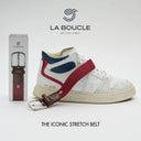 La Boucle Ανδρική Ζώνη Πλεκτή Bordeaux B10-100670  Burgundy
