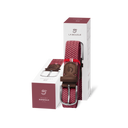 La Boucle Ανδρική Ζώνη Πλεκτή Bordeaux B10-100670  Burgundy