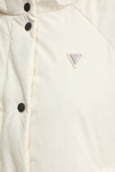 Guess Γυναικείο Μπουφάν Boxy Puffer Jacket V5BL07WGLW2-F0YN Εκρού