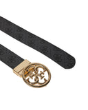 Guess Γυναικεία Ζώνη  Διπλής Όψης Noelle BW9166P4235-Coal Logo