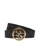 Guess Γυναικεία Ζώνη  Διπλής Όψης Noelle BW9166P4235-Coal Logo