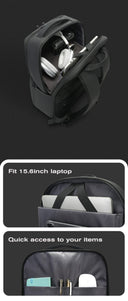 Σακίδιο πλάτης 20L Laptop 15,6” Bange 7822 μαύρο