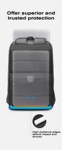 Σακίδιο πλάτης 20L Laptop 15,6” Bange 7822 μαύρο