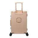Βαλίτσα Bopai 33-859208 χειραποσκευή καμπίνας 55x22x36 cm ροζ χρυσό
