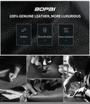 Δερμάτινο Σακίδιο πλάτης 24L Laptop 15,6” Bopai 61-70111 μαύρο