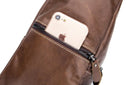 Δερμάτινο τσαντάκι crossbody Bull Captain XB 019 καφέ