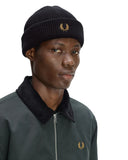 Fred Perry Ανδρικός Σκούφος Classic Wool Beanie C3306-102 Μαύρο