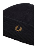 Fred Perry Ανδρικός Σκούφος Classic Wool Beanie C3306-102 Μαύρο