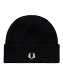 Fred Perry Ανδρικός Σκούφος Wool Beanie C3316-843 Μαύρο