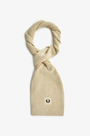 Fred Perry  Κασκόλ Waffle Knit Ribbed Scarf C6138-TO4 Εκρού