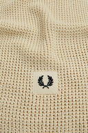 Fred Perry  Κασκόλ Waffle Knit Ribbed Scarf C6138-TO4 Εκρού