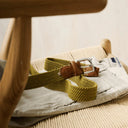 La Boucle Ανδρική Ζώνη Πλεκτή Capri  B10-100240 Willow Green
