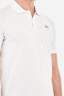 La Martina Ανδρική Polo Μπλούζα CCMP12PK201-00001 Λευκό