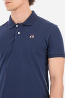 La Martina Ανδρική Polo Μπλούζα CCMP12PK201-07017 Μπλε