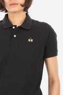 La Martina Ανδρική Polo Μπλούζα CCMP12PK201-09999 Μαύρο