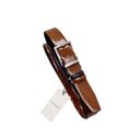 Guy Laroche Ανδρική Δερμάτινη Ζώνη Διπλής Όψης Leather Belt GL F1357 Μαύρο-Ταμπά