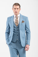 Vittorio Ανδρικό Κοστούμι  100-25-ROSSI Light Blue Γαλάζιο