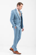 Vittorio Ανδρικό Κοστούμι  100-25-ROSSI Light Blue Γαλάζιο