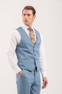 Vittorio Ανδρικό Κοστούμι  100-25-ROSSI Light Blue Γαλάζιο