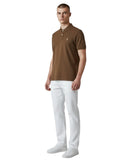 U.S. Polo Assn. Ανδρική Μπλούζα Polo Κοντομάνικη US43197036-166 Καφέ