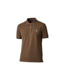 U.S. Polo Assn. Ανδρική Μπλούζα Polo Κοντομάνικη US43197036-166 Καφέ