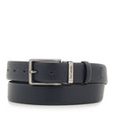 Guy Laroche Ανδρική Δερμάτινη Ζώνη Leather Belt GL F303/4 Μπλε