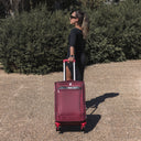 Βαλίτσα trolley Cardinal 3300 μεσαία μεγάλη 66x25x40 cm +75x30x46 cm μπορντό