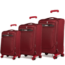 SUPER ΠΡΟΣΦΟΡΑ Βαλίτσες trolley 3300 (σετ 3 τεμαχίων) Cardinal 55x23x37 cm + 66x25x40 cm + 75x30x46 cm μπορντό