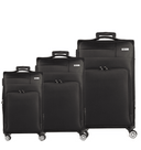 Βαλίτσες trolley (σετ 3 τεμαχίων) Cardinal 3700 55x23x37 cm + 66x25x40 cm + 77x30x46 cm μαύρη