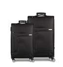 Βαλίτσα trolley Cardinal 3800 μεσαία μεγάλη 66x25x40 cm + 77x30x46 cm μαύρη