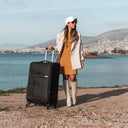 Βαλίτσα trolley Cardinal 3800 μεγάλη 77x30x46 cm μαύρη