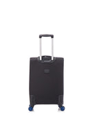 Βαλίτσα trolley Spectra Cardinal 5000 μικρή μεσαία 55x23x37 cm + 66x25x40 cm μαύρη